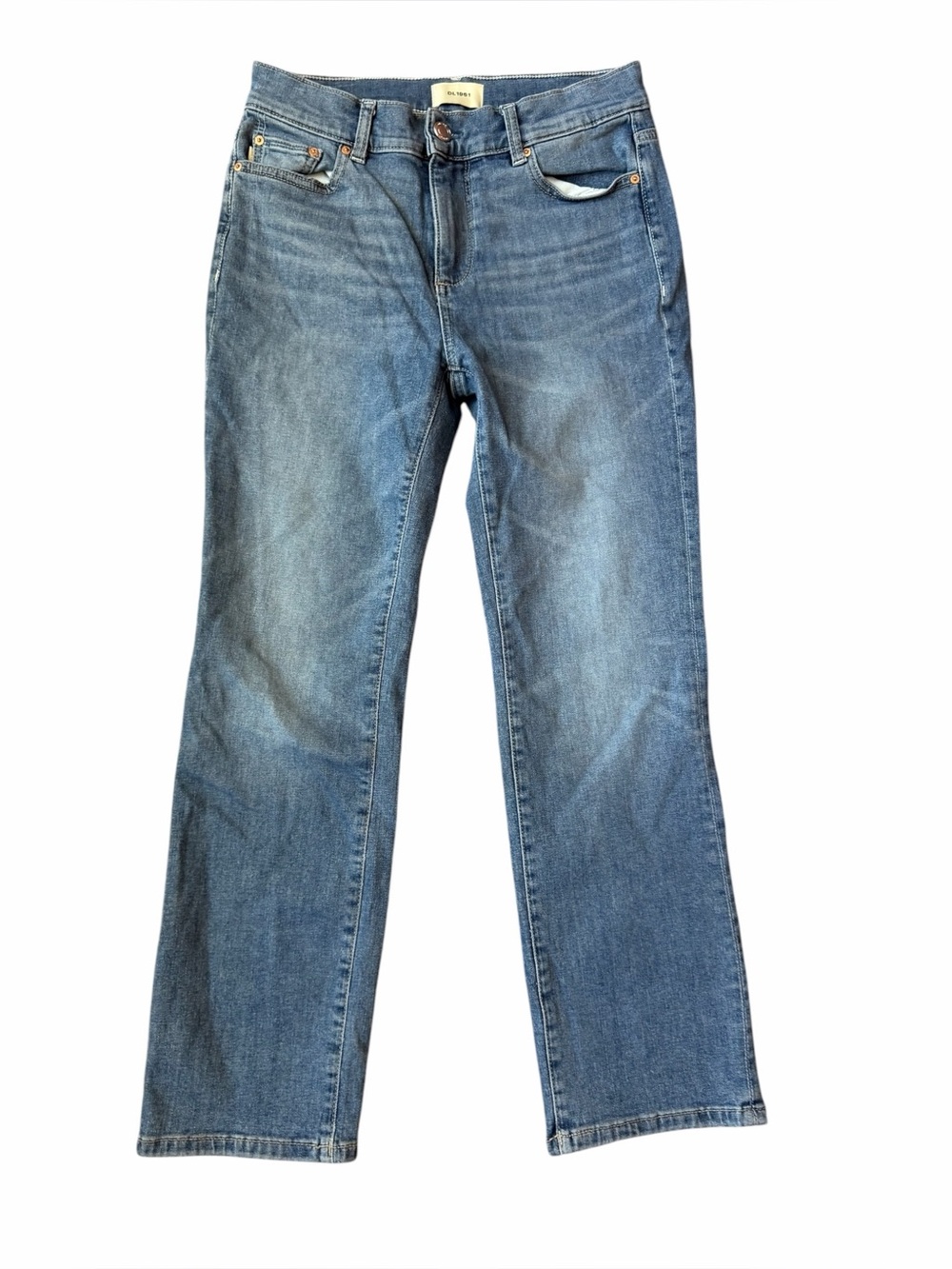 DL1961 Mara Straight Jeans Mid Wash Blue Straight Leg Size 27